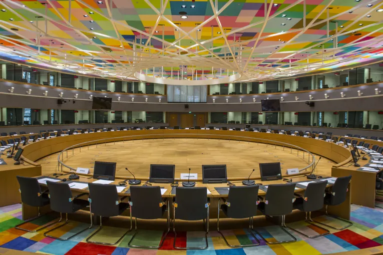 Saal im "Europa Building"